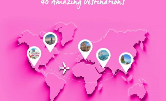 Dream Travel Job Wowcher map