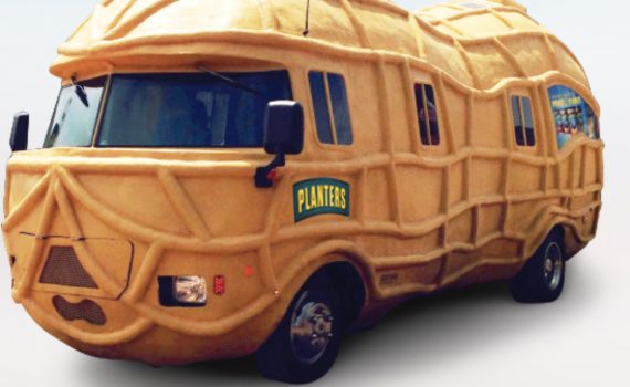 dream job - drive the worlds largest peanut USA sml