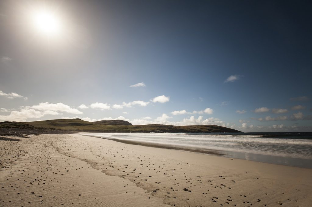 Dream Job Walking on Idyllic Scottish Beaches 1