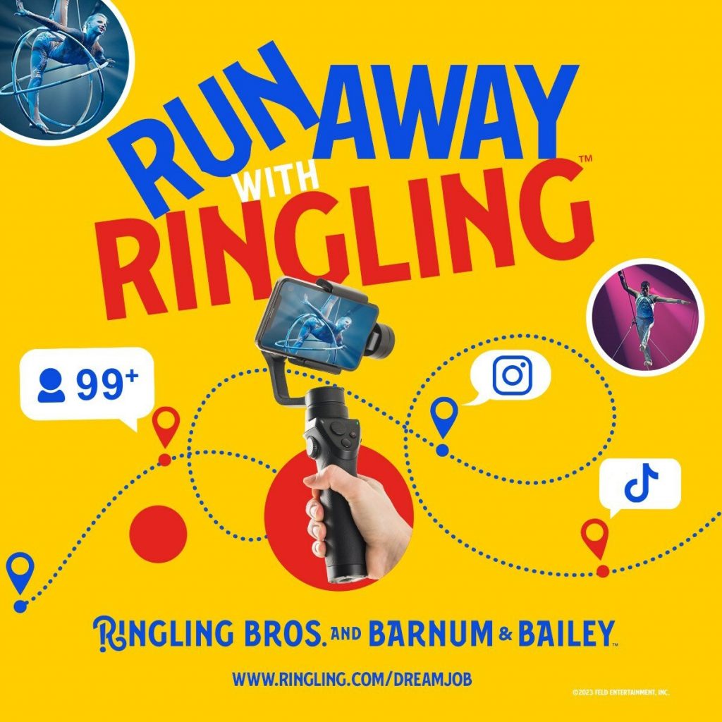 Dream Job Alert - Social Media Creator for Ringling Bros and Barnum Bailey